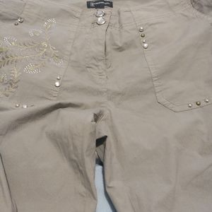 Inc international concept Capri pants with rhinestones size 12